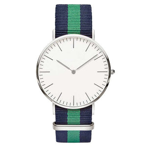 Canvas Flag Watch - Green & Blue